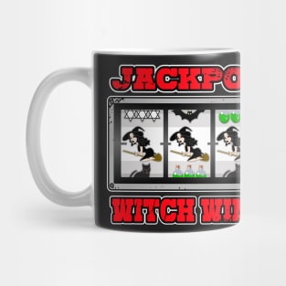 Witch Casino Slot Machine Halloween Gambling Mug